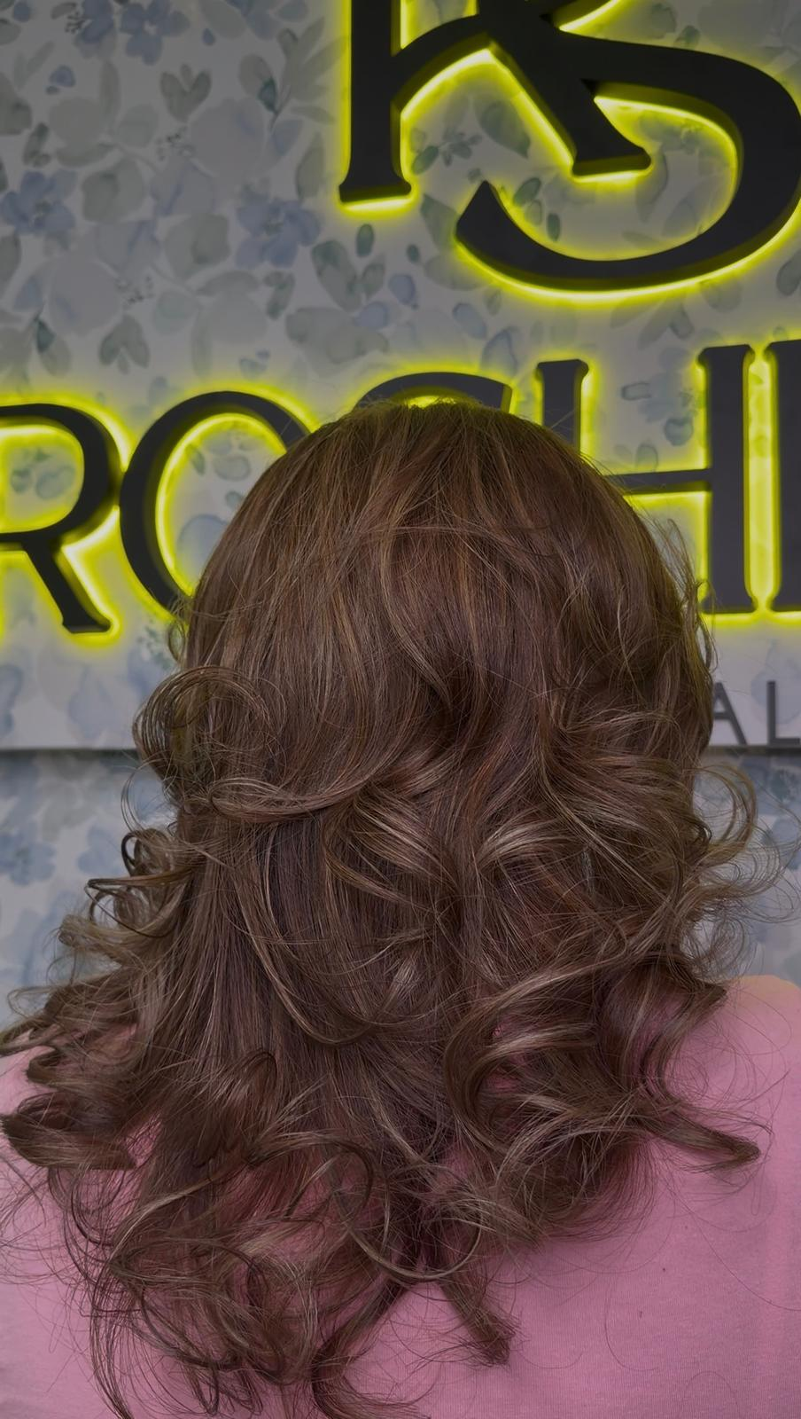 Hair color at Roshira Beauty Salon