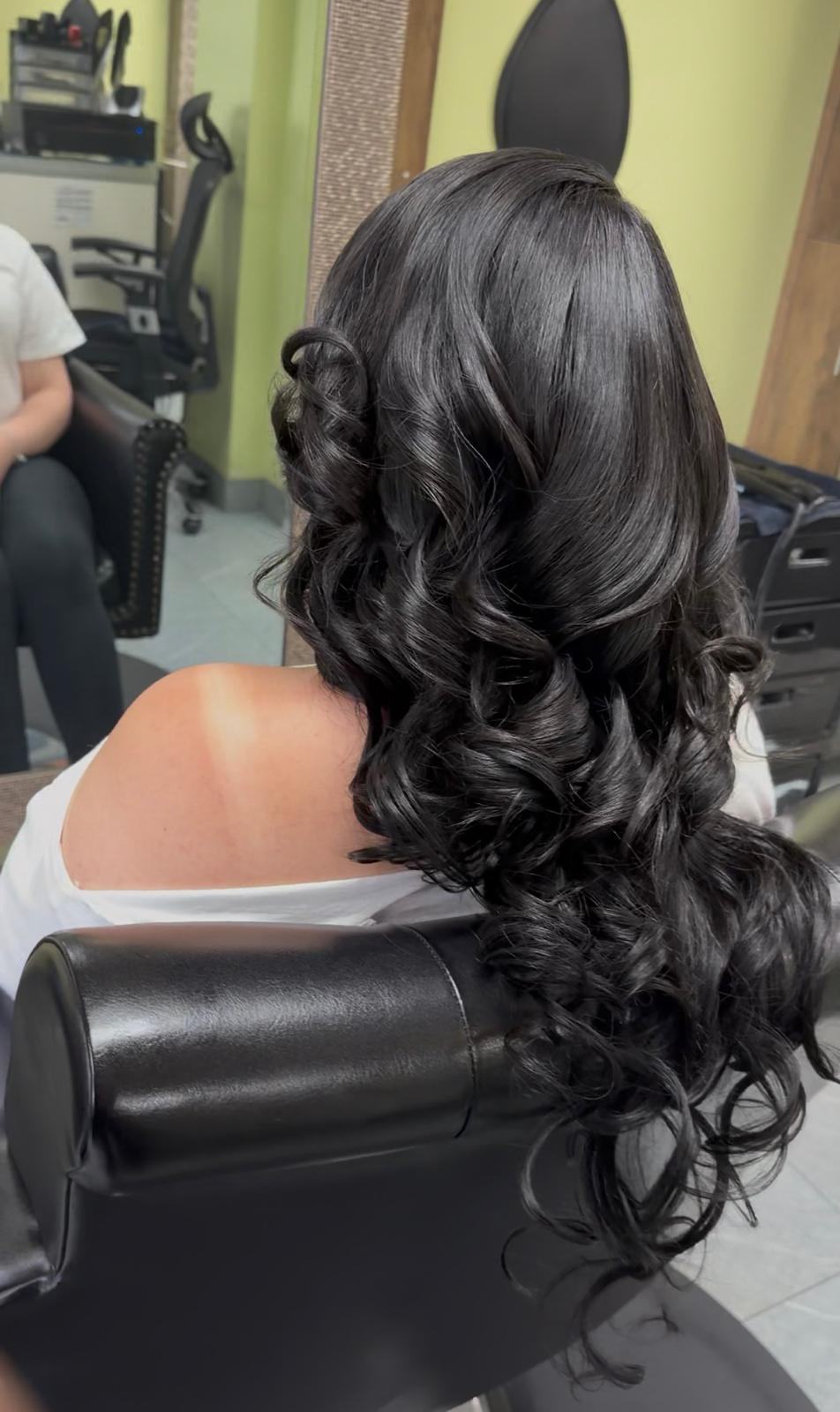 Updo styling at Roshira Beauty Salon